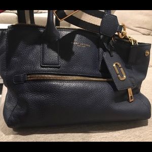 stunning Marc Jacobs bag navy blue